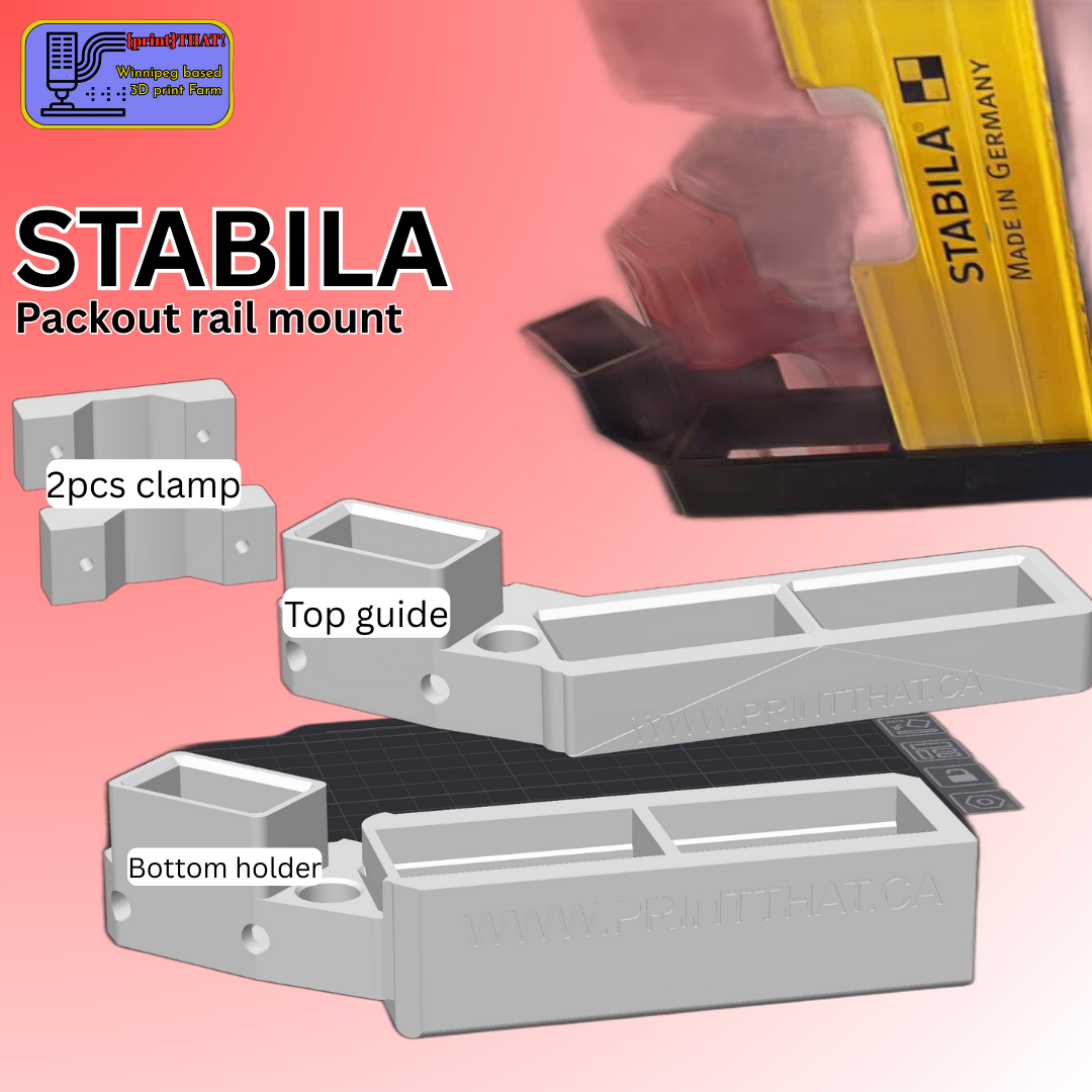 Stabila Level Holder – For Milwaukee Packout Side Rail