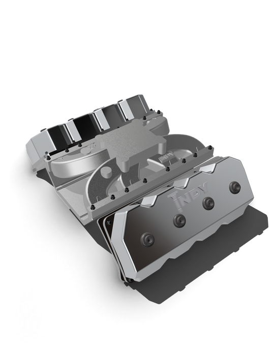 (MCSDesign) Hemi INDY Single Carb Intake & Valve Covers – Resin Accessory Set (1/24 & 1/25 Scale)