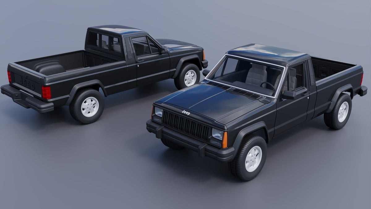 (CoachBuilder) Jeep Comanche – 1985 – Multi‑Scale Model Kit