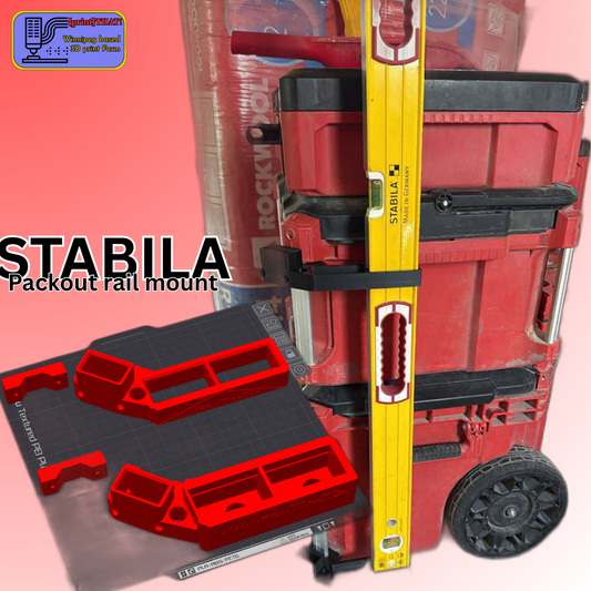 Stabila Level Holder – For Milwaukee Packout Side Rail