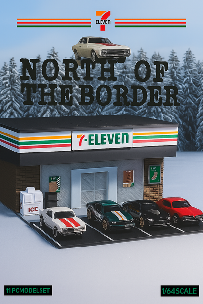(PRINTTHAT) 7-Eleven Hot Wheels Diorama Kit