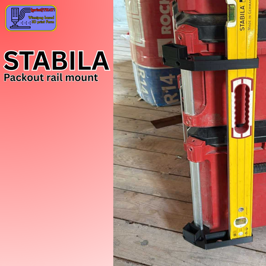 Stabila Level Holder – For Milwaukee Packout Side Rail