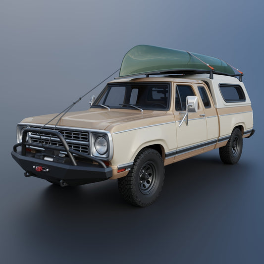 (CoachBuilder) Dodge D150 Club Cab – 1979 Scale Model Kit