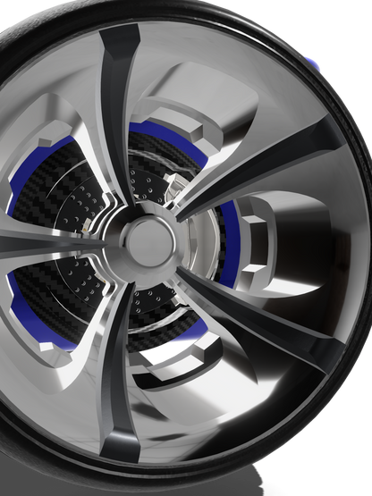 (MCSDesign) RODSTER Staggered Wheels & Tires – Set of 4, 1/24 & 1/25 Scale Resin Set