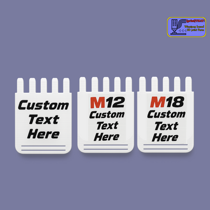 Milwaukee Packout Replacement Latches – M12 / M18 / Blank || w/ Custom Text