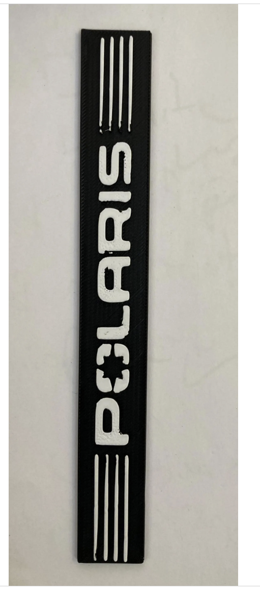(PrintThat!) Lettering Inserts for Polaris Bumper caps