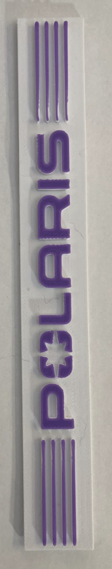 (PrintThat!) Polaris Lettering Inserts for bumper caps