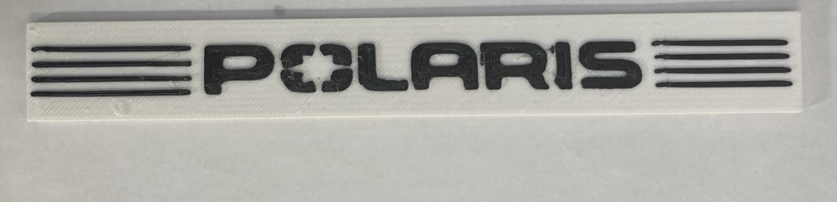 (PrintThat!) Polaris Lettering Inserts for bumper caps