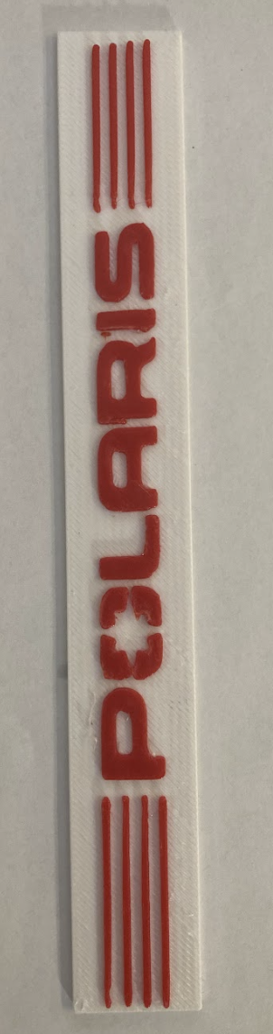 (PrintThat!) Polaris Lettering Inserts for bumper caps