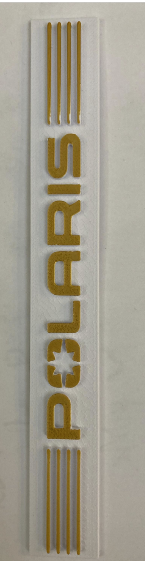 (PrintThat!) Polaris lettering inserts for bumper caps