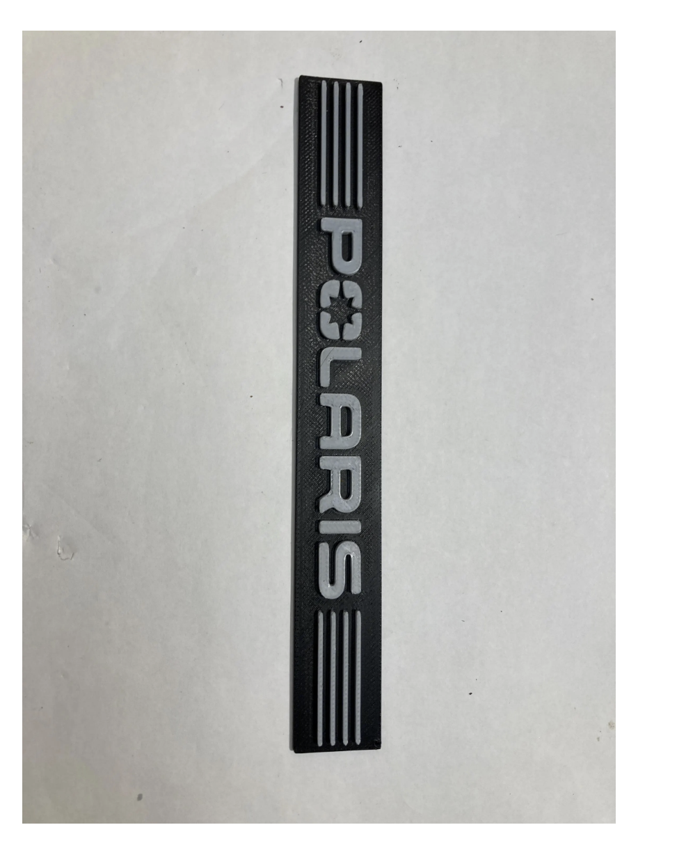 (PrintThat!) Polaris lettering inserts for bumper caps