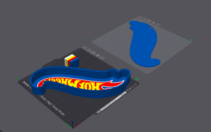 (PrintThat) Hot Wheels LED Wall Sign Box – Collector Display Piece