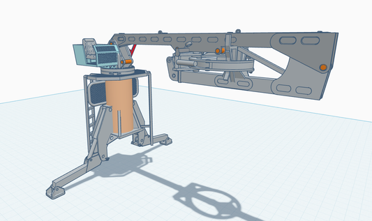 (OLDWANDERER) VL Log Loader – 1/24 Scale with Log Bunks