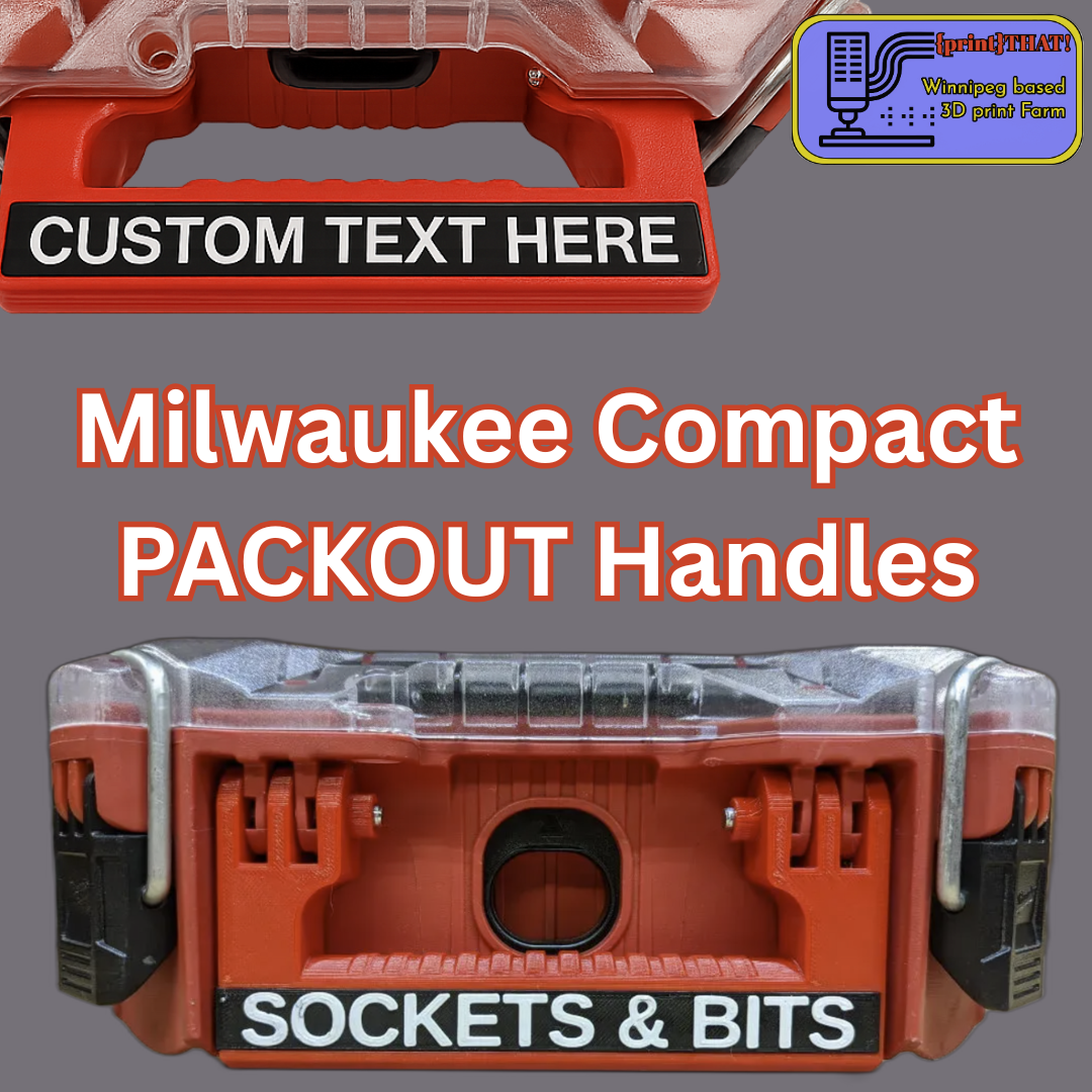 Milwaukee Compact Packout Handles - 3D Printed Accessory