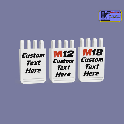 Milwaukee Packout Replacement Latches – M12 / M18 / Blank || w/ Custom Text