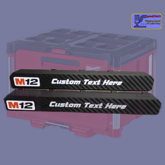 Milwaukee Packout Drawer Handle w/ Custom Label