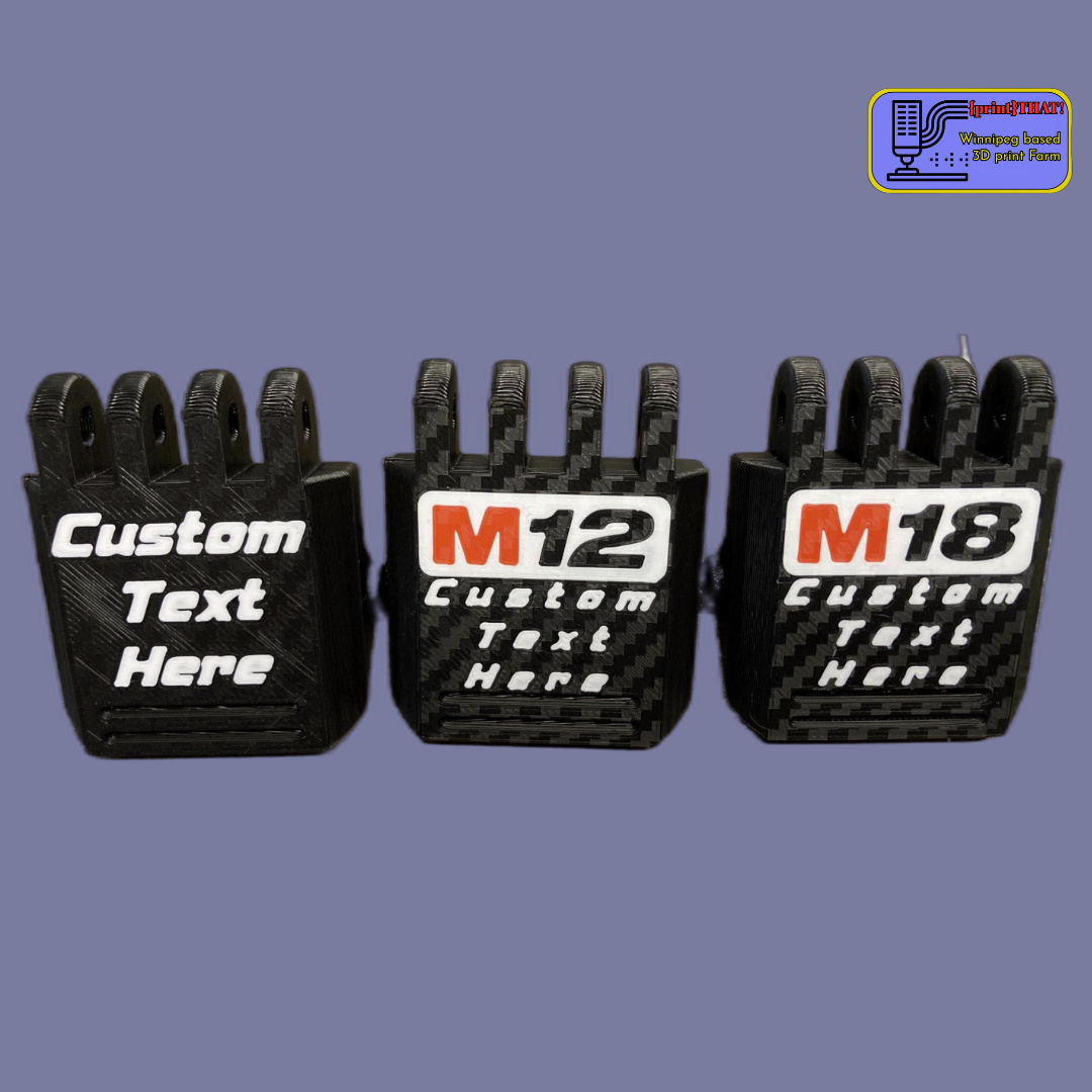 Milwaukee Packout Replacement Latches – M12 / M18 / Blank || w/ Custom Text