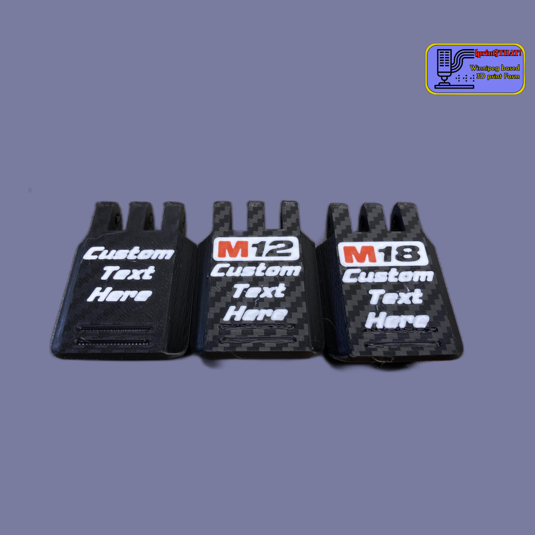 Milwaukee Packout Replacement Latches – M12 / M18 / Blank || w/ Custom Text