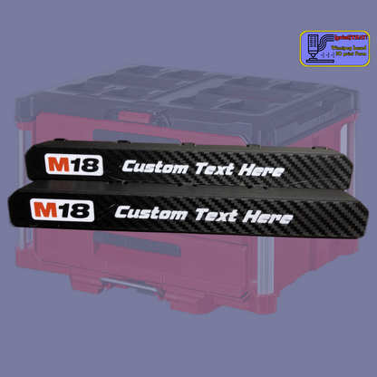 Milwaukee Packout Drawer Handle w/ Custom Label